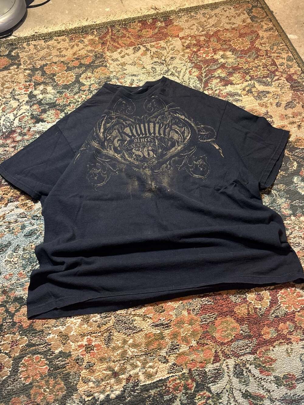 Realtree Since 1986 Graphic Crewneck T-Shirt Black